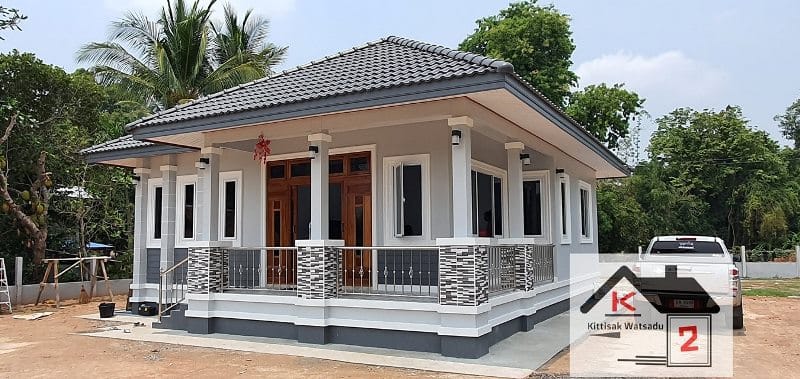 Picture of Modern One Storey House Design with Cross Hip Roof